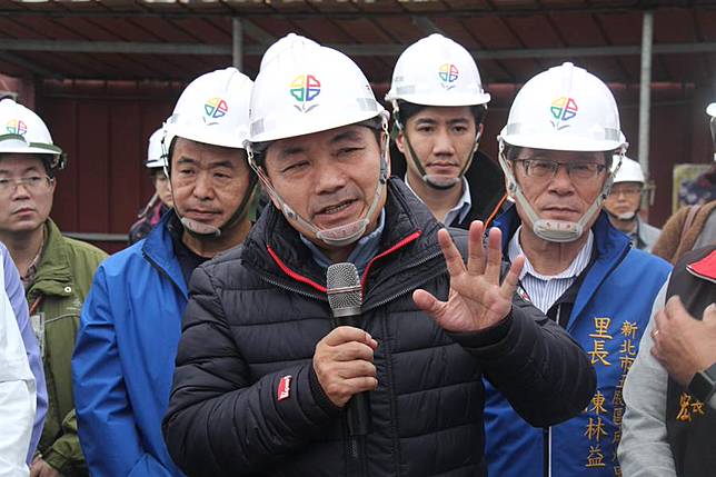 新北市長侯友宜。（譚宇哲攝）