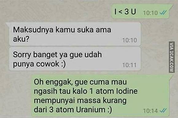 Aku suka kamu ditolak juga tidak apa apa