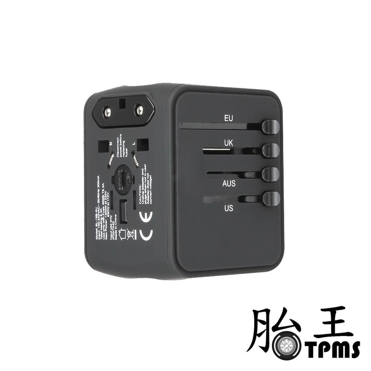 下單 4H ~ 16H 新北發貨 正常物流兩天可到 (只要位置不要太偏僻)公司經營，效率第一 不好用包退產品型號：TK-B01180天保固，保固換新 名稱：全球通轉換插頭（4 USB）旅行插座/轉換插