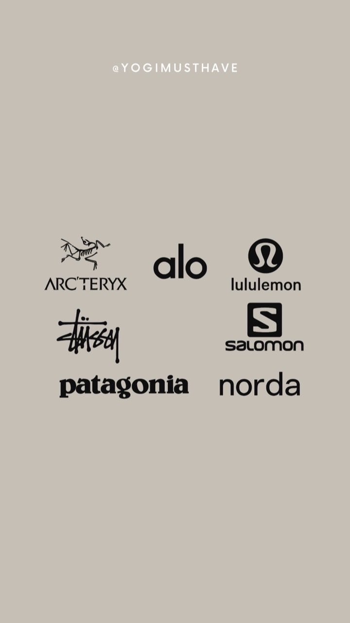 Arc’teryx Patagonia Alo lululemon🇨🇦 เดินป่า โยคะ