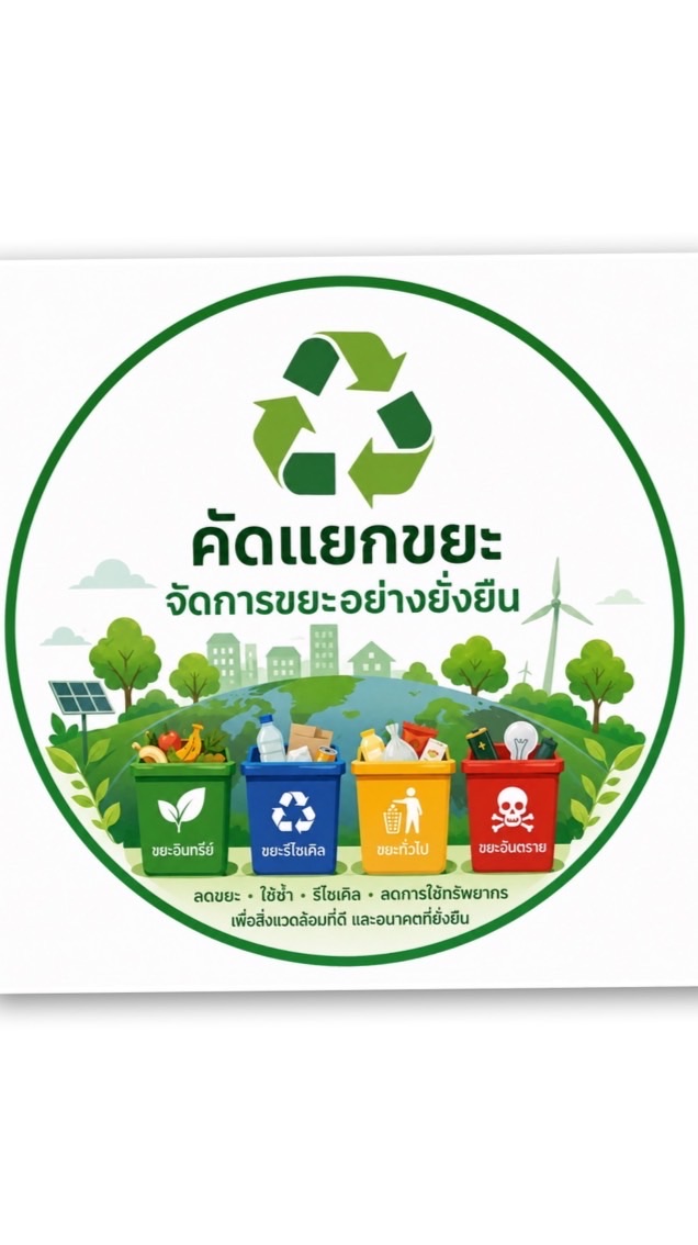 อบรมนักศึกษาจิตอาสาคัดแยกขยะ🍀