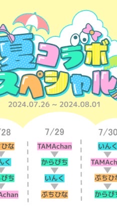 夏コラボ　なりきり
