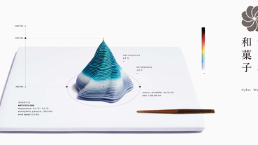 超未來天氣和菓子「CYBER WAGASHI」今日天氣的滋味是？