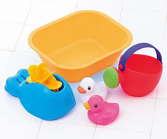 ◆材質柔軟不易摔壞！可安心的在浴缸使用！