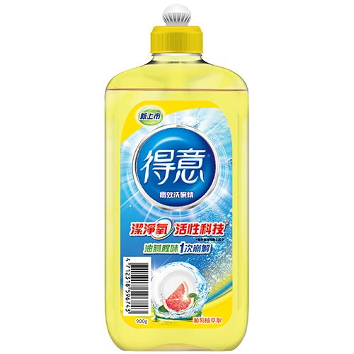 ★ 椰子油界面活性劑，好沖洗，不殘留★ 蘊含葡萄柚萃取，洗碗充滿清新香
