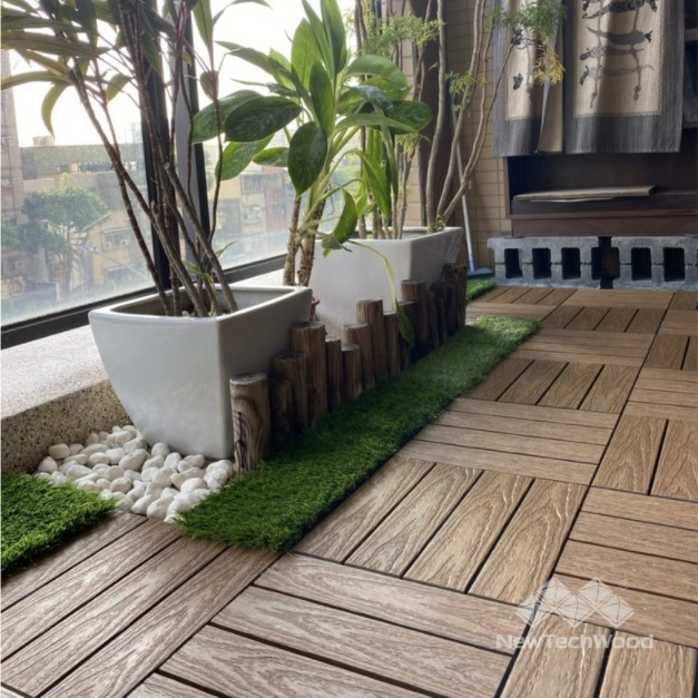 【NewTechWood】美新超越DIY卡扣式塑木地板