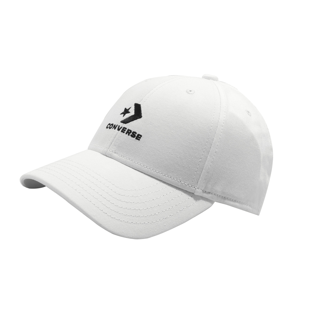 遮陽棒球帽品牌:CONVERSE型號:10008479A02品名:Converse Lockup Cap配色:白色,黑色