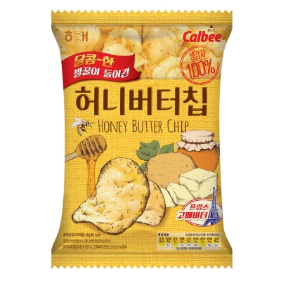 韓國食品大廠製造香醇濃郁的蜂蜜洋芋片風味搭配酥脆馬鈴薯片讓你一口接一口令人無法停手的脆口美味