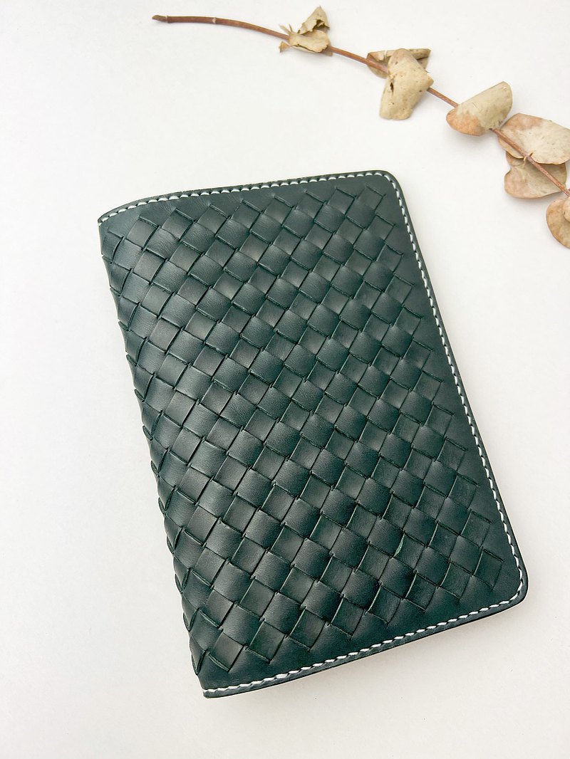NEW-編織護照套 l 手帳本皮套 l 免費刻名 l 護照包 l 護照夾