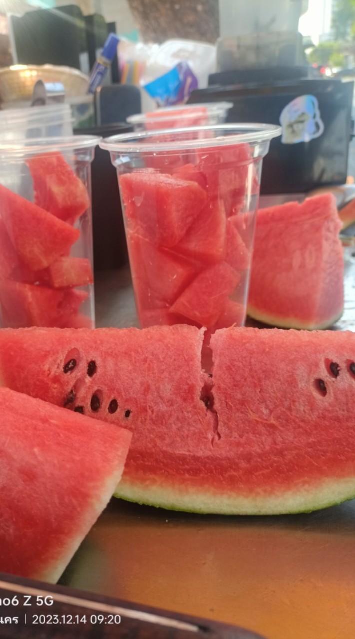 แตงโมปั่นหวานหอมอร่อย