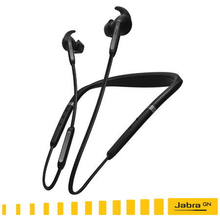 Jabra Elite 65e • 卓越的通話品質。三麥克風通話技術營造出噪音隔絕音場，讓語音通話清晰無比。 • 專業級主動消噪功能。搭載強大主動消噪技術及隔音耳機單體，提供商用品質的背景噪音抑制效果