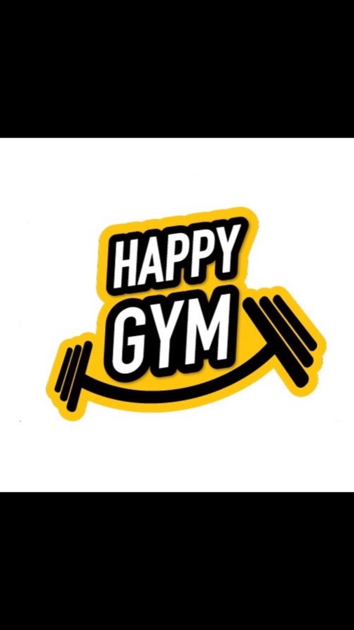 Happy gym fitness bar