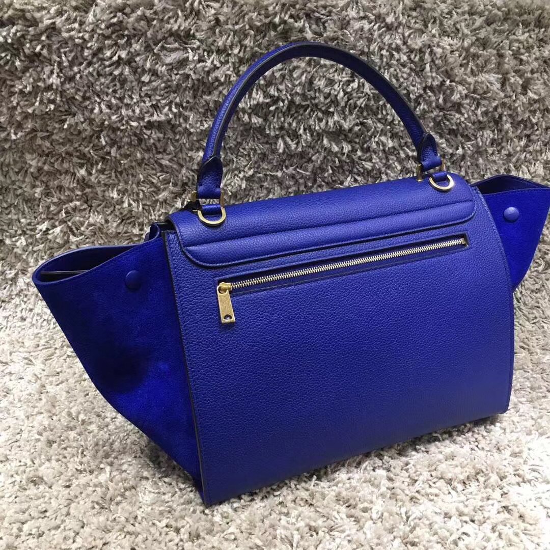 【Go時尚】Celine Trapeze 藍色 包