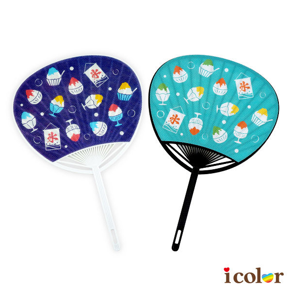 具質感布質扇面n塑膠握把好拿不費力n夏日出遊消暑必備