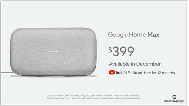 google home max line in