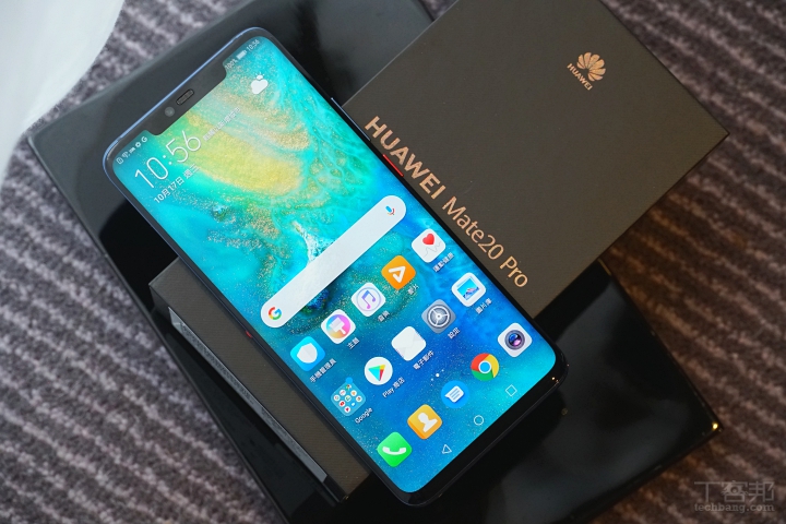 HUAWEI Mate 20 Pro 開箱、跑分測試簡單玩