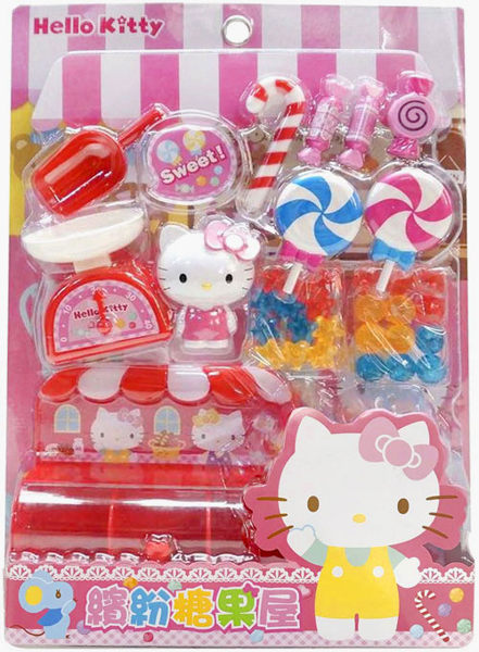 《Hello Kitty》繽紛糖果屋→下午茶點心 扮家家酒 角色扮演 糖果 家家酒 冰淇淋 商店