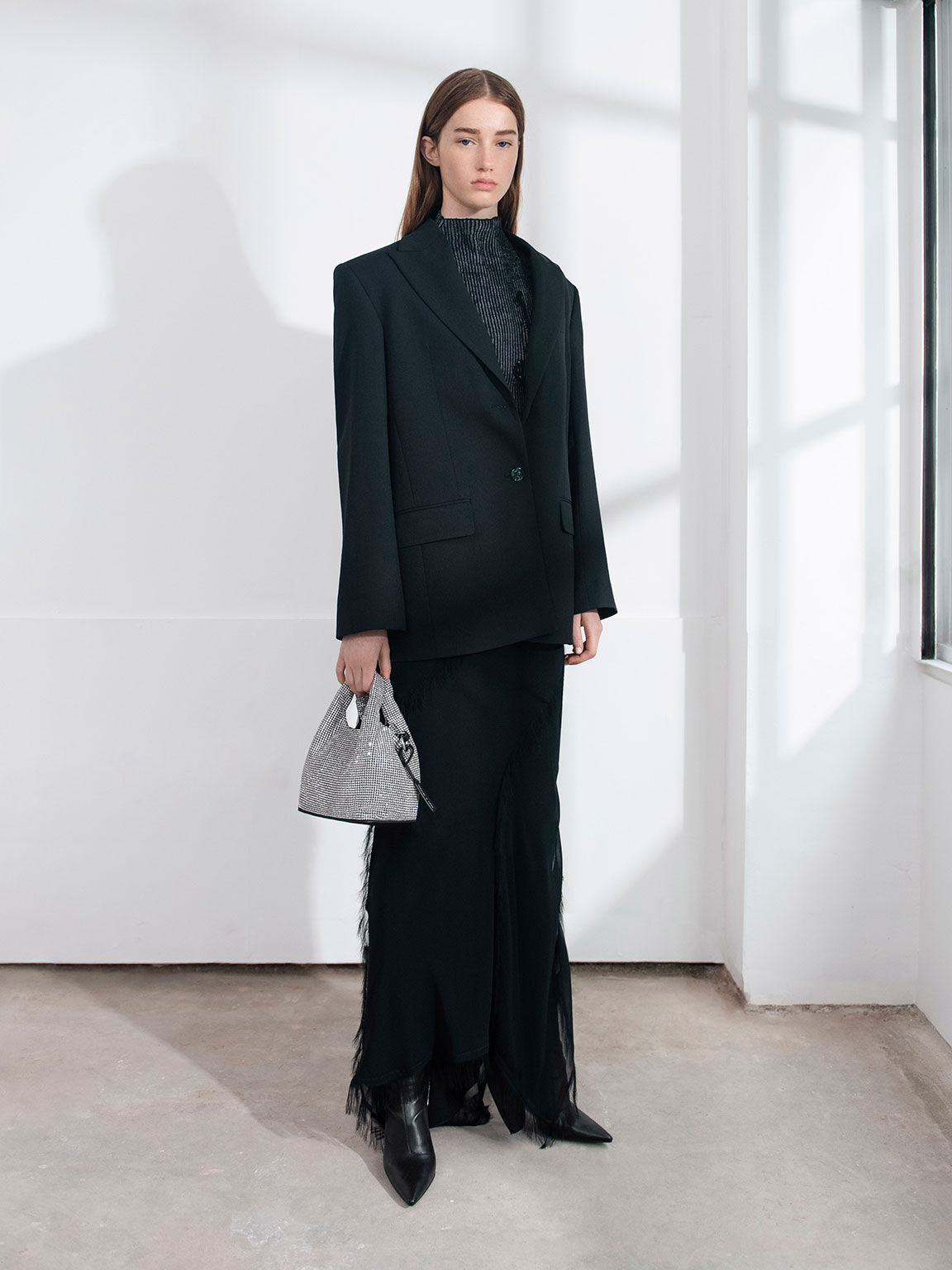 CHARLES & KEITH Yama 仿水晶手提包