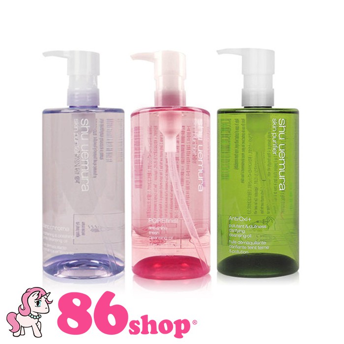 SHU UEMURA 植村秀 潔顏油 (櫻花水感/植物精/萃紫和梅煥白/火山泥淨白) 450mL 卸妝油正統公司貨品牌經典卸妝油網路超值回饋價#SHUUEMURA #植村秀 #潔顏油 #卸妝油 #櫻花