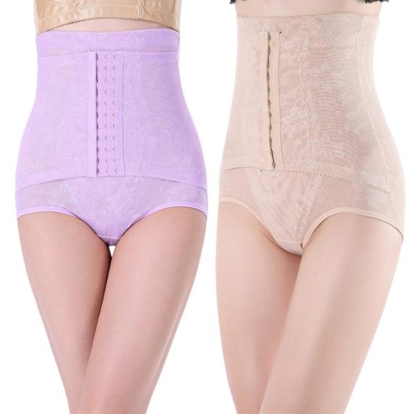 束腹褲塑身褲 收腹褲束腰 高腰 提臀 網紗產後保養提臀內褲《小師妹》yf2298