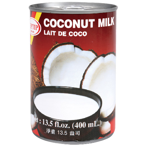 TEPTIP椰漿(COCONUT MILK)椰奶COCONUT MILK，又稱椰漿，是以椰肉磨成的乳白色汁液，用途廣泛的調味料【應用料理】甜點、烹飪，用途廣泛，如：椰汁西米露、摩摩喳喳烹調美食，燒烤燉