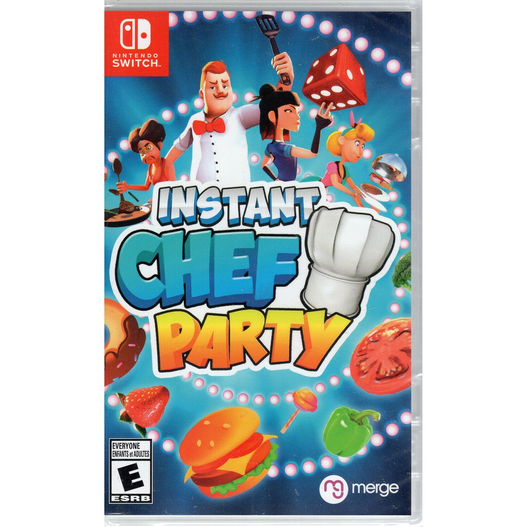 Switch 遊戲即時廚師派對Instant Chef Party 中文版全新未拆封※軟體屬於著作權商品，經拆封視同購買，恕無法接受退換貨，謝謝 再見體育遊戲！歡迎參加我們以烹飪為主題的搞笑電視節目“