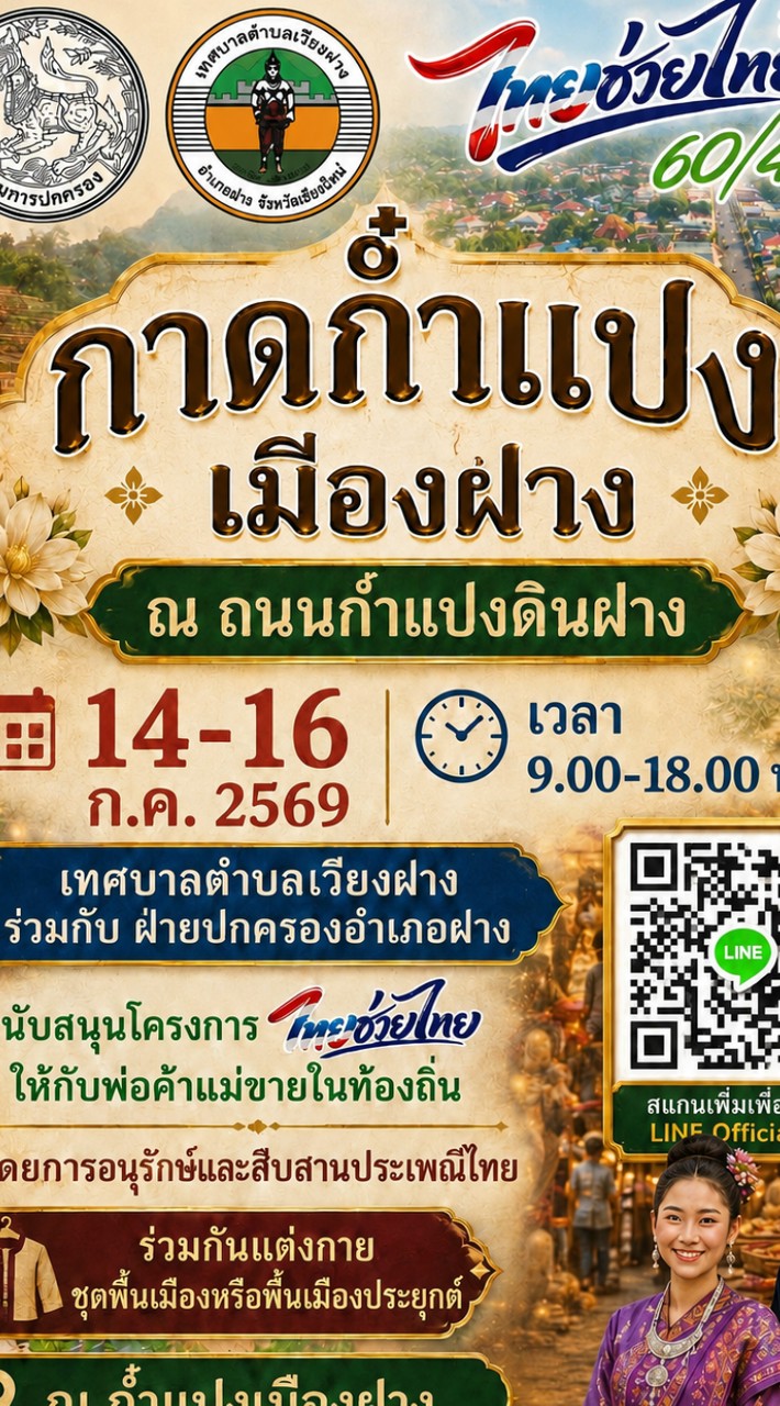กลุ่มพ่อค้าแม่ค้าฝางแม่อายไชยปราการ