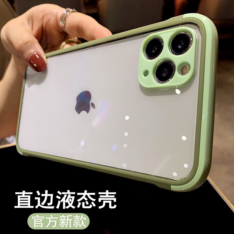 簡約新款秒變12手機殼適用iphone11pro保護套蘋果11直邊硅膠全包邊攝像頭