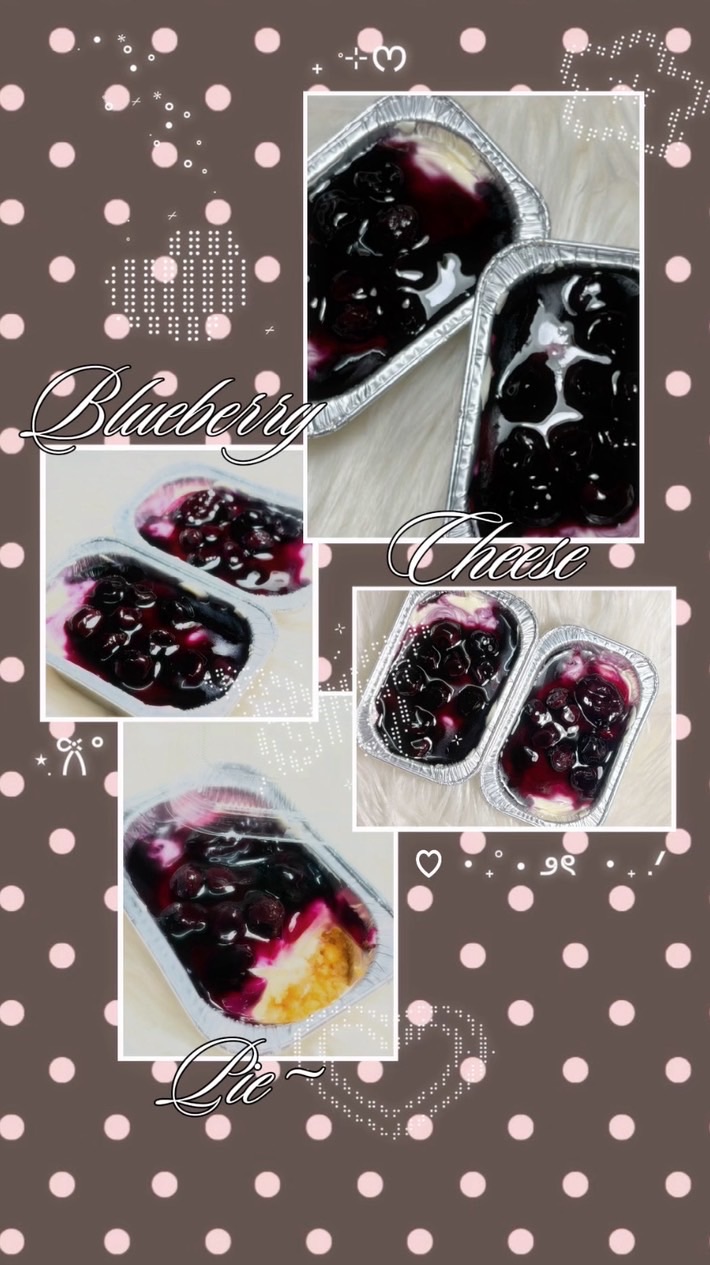Blueberry cheesepie🫐