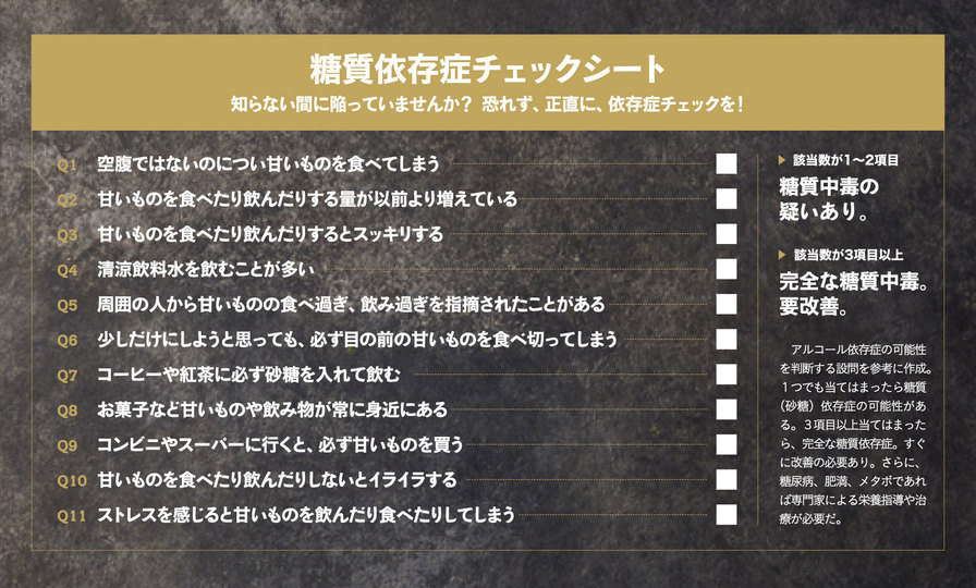 キケンな 糖質依存 から抜け出す11の方法