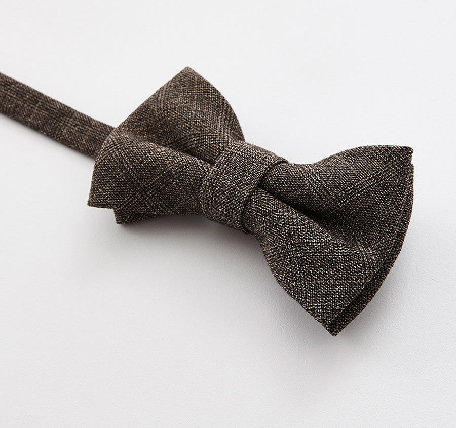 STCO Glen Check Bow Tie [Brown]