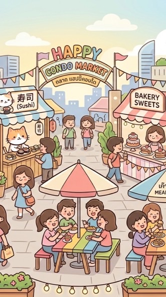 Happy Condo Food market