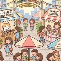 Happy Condo Food market