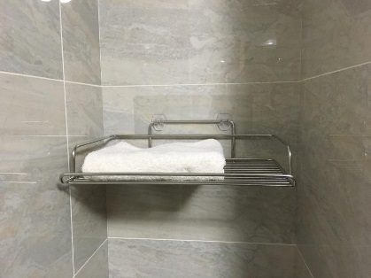 平板衛生紙架 無痕掛勾 浴室收納 304不鏽鋼 超黏 凹凸紋路牆面可貼 台灣製造 熊好貼