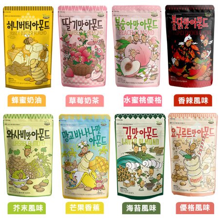 風靡韓國的人氣杏仁果 連當地都相當受歡迎超熱賣 回購率超高 大包裝更享受