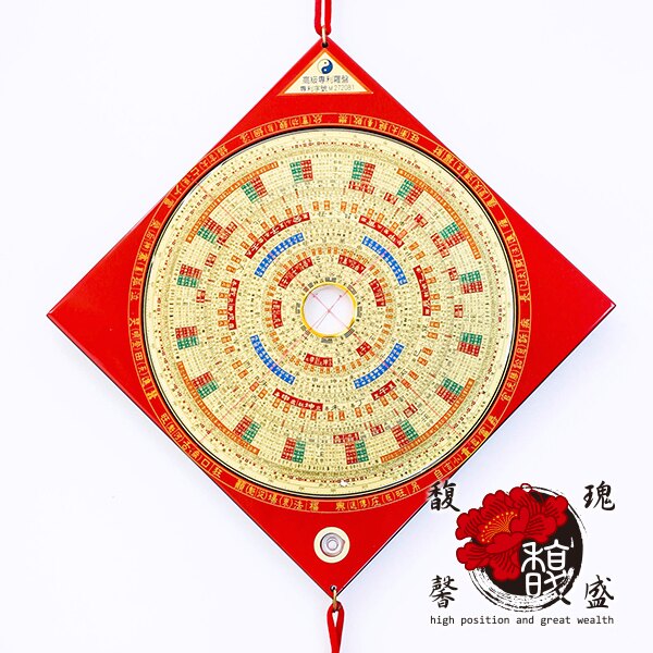 羅盤 羅經 馥瑰馨盛【中國結羅盤鎮宅吊飾】補屋運 補宅氣 堪測風水 鎮宅 含開光 NS0217