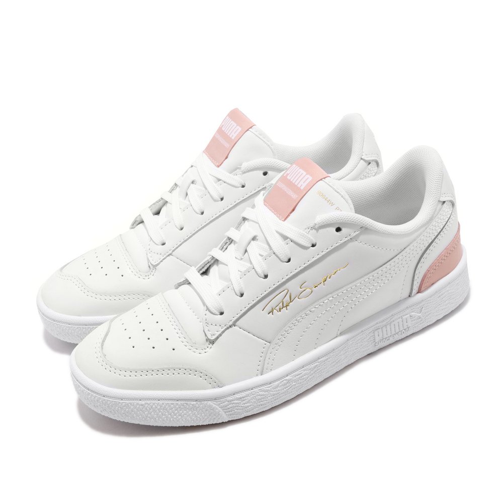 PUMA 休閒鞋 Ralph Sampson 女鞋 經典款 皮革 質感 簡約 球鞋 穿搭 白 粉 [37084606]