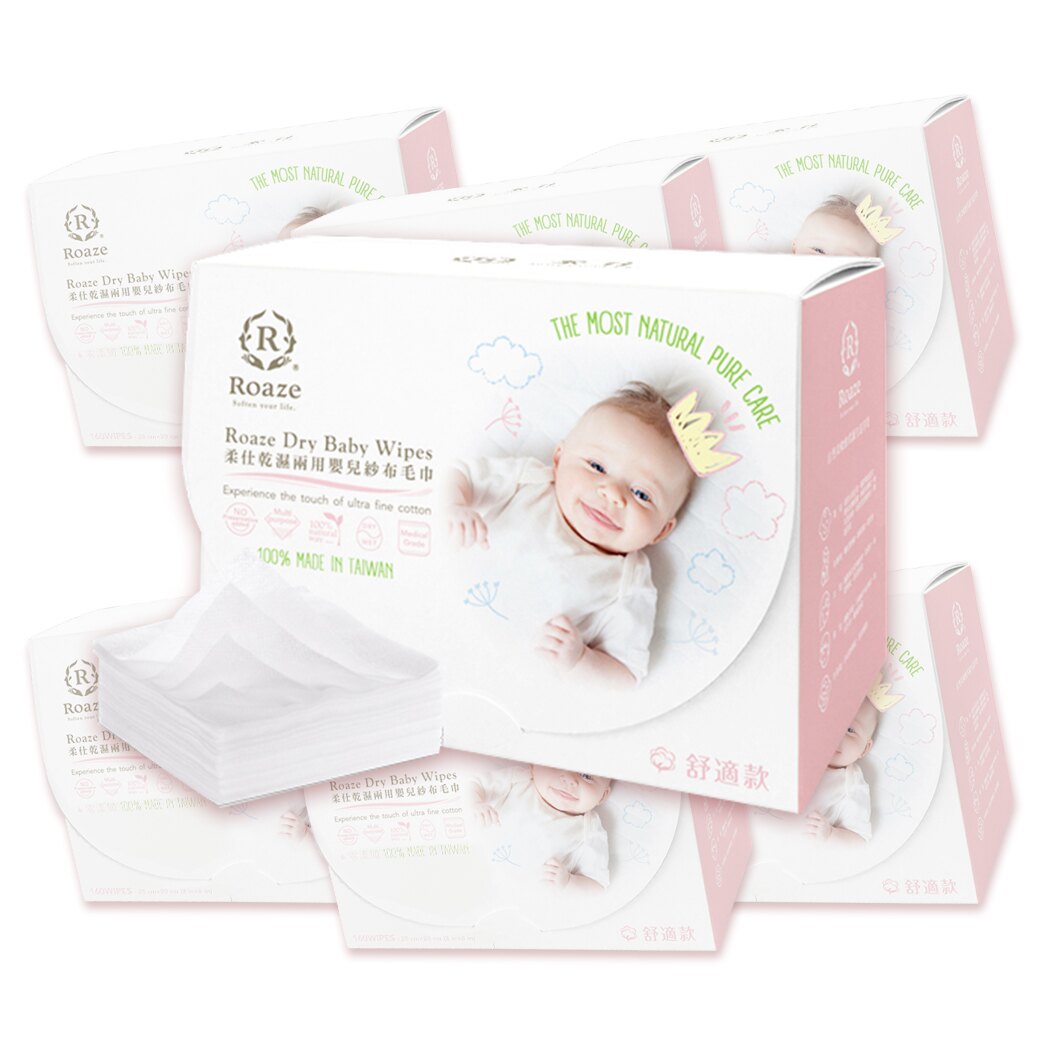 採用100%醫療級水針布，天然純淨，不含螢光劑、香精。 DIY加水沾濕放入保鮮盒容器內，即成柔濕巾。