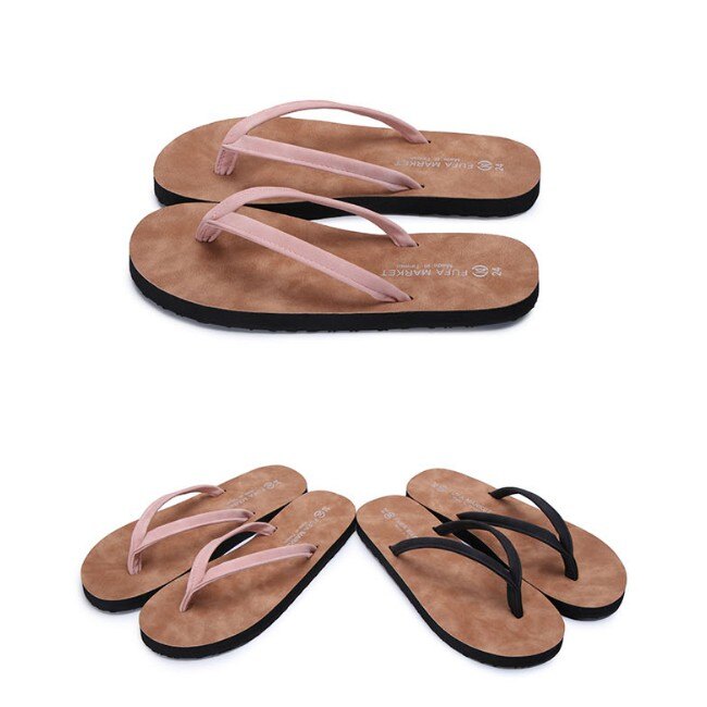 【My style】富發牌1PL61漫步夏日人字夾腳拖鞋（黑.粉）23/24/25/26號-任兩雙免運