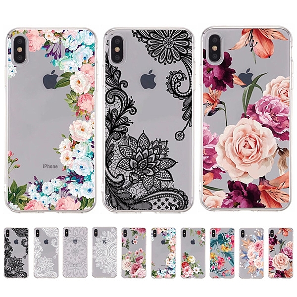 ● 花卉透底殼n● 全包邊 彩繪 軟殼