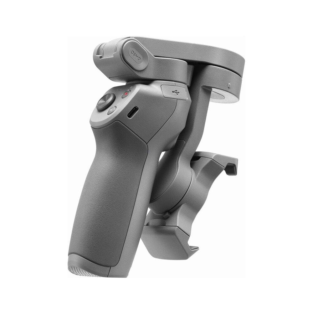 Osmo Mobile 3 採用可折疊設計，輕巧便攜。三軸機械雲台可實現無損防抖，豐富的智能模式，輕鬆應對日常記錄及旅行拍攝。