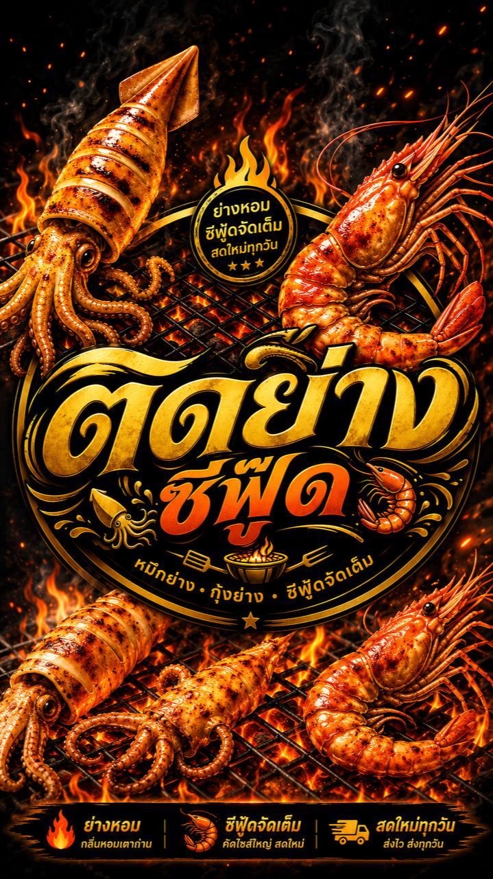 🦐ติดย่างซีฟู้ด🦑
