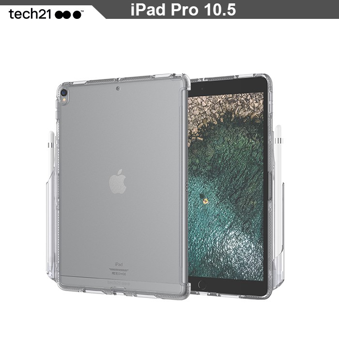 ●BulletShield材質 ●英國銷售排行第一配件品牌 ●超輕量超薄結構 概觀 Tech21 Impact Clear 保護殼可提供強力撞擊及刮痕保護，使你的 iPad Pro 常保如新。 概觀 