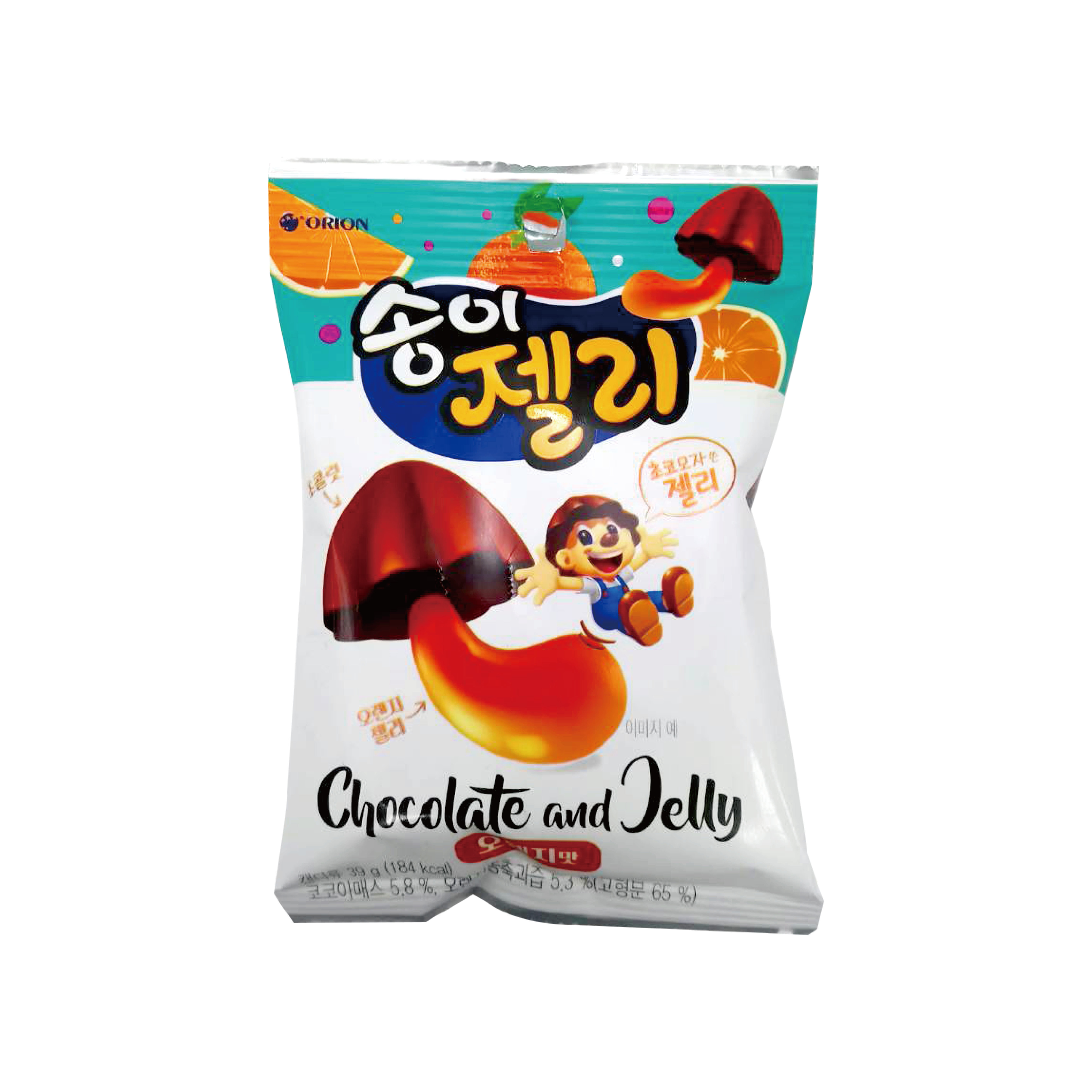 韓國 好麗友 香菇造型 巧克力軟糖 39g 蘑菇 巧克力