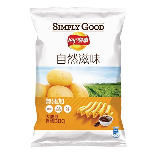 SIMPLY GOOD樂事大波浪BBQ洋芋片81G【愛買】