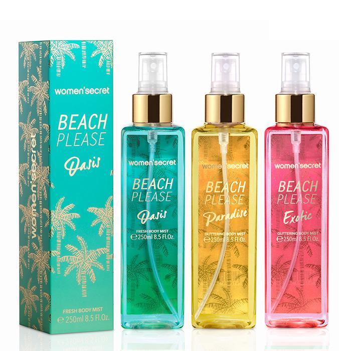 WOMEN SECRET BEACH PLEASE Paradise 身體噴霧 日光香頌/異國風情/夏日清新 250mL