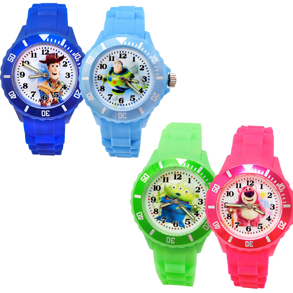 *夜光指針* *可轉動錶殼* *皮克斯正版授權* *台灣設計製造* *一年保固* 最小內圍尺寸約13.5cm / 最大內圍尺寸約18.5cm