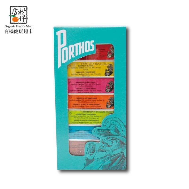 【PORTHOS】葡國老人牌-沙丁魚罐頭禮盒(125g/罐 7入組)