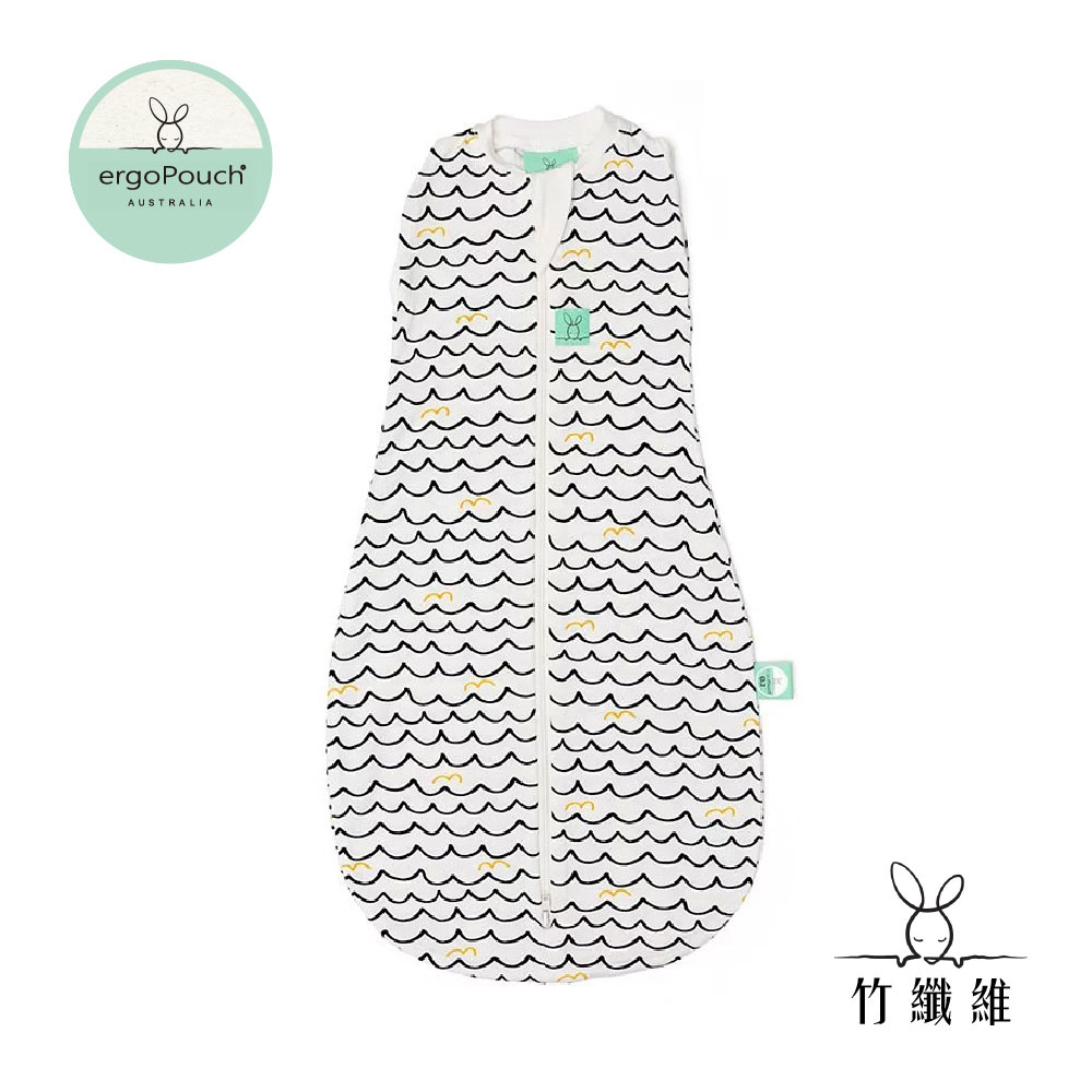 ergoPouch二合一舒眠包巾採用獨特專利設計提高包巾使用便利性再也不需繁瑣的包覆步驟讓襁褓中的嬰兒擁有更安穩的睡眠並可輕鬆轉換為防踢背心用途，延長產品使用期間!此款為竹纖維款,夏天更加透氣涼爽~