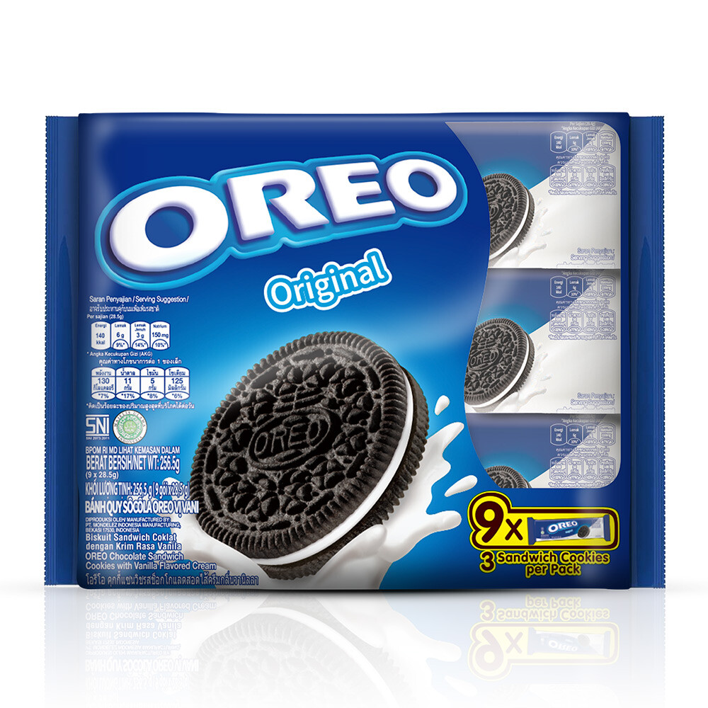 【分享OREO無限驚奇】 OREO帶來的歡樂，是媽媽犒賞寶貝的不二選擇。現在，OREO想將快樂放大，透過經典的香草夾心，以及金色餅乾，加上更適當的份量，更方便攜帶的包裝，點燃每個人的想像力！讓大人小孩